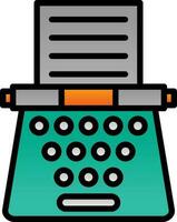Typewriter Vector Icon Design