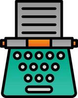 Typewriter Vector Icon Design