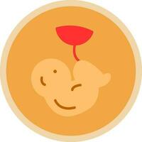 Fetus Vector Icon Design