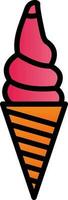 diseño de icono de vector de helado