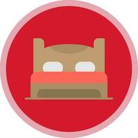 diseño de icono de vector de cama