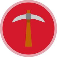 Pickaxe Vector Icon Design