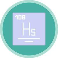 hassium vector icono diseño