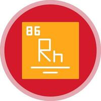 Radon Vector Icon Design