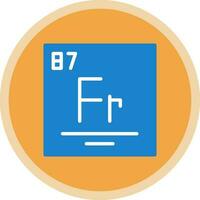 Francium Vector Icon Design