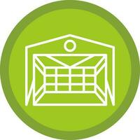 Goal post Vector Icon Design