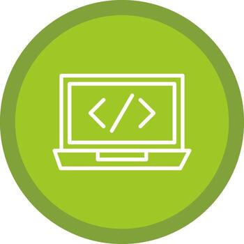 Coding Vector Icon Design