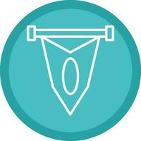Pennant Vector Icon Design