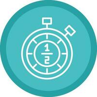 Half time Vector Icon Design