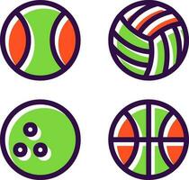 Balls Vector Icon Design