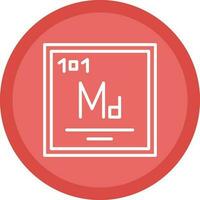 Mendelevium Vector Icon Design
