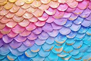 Water texture, mermaid tail texture, glittery, glitter, pearl tints, sun glare, texture pastel background. photo