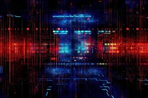digital, techno, cyber, background. photo