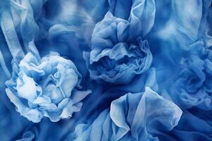 Cyanotype, fabric, background, blue. photo