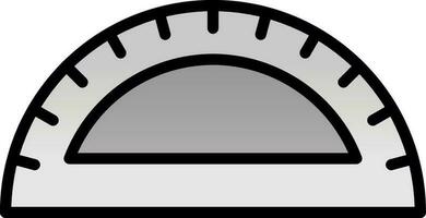 Protractor Vector Icon Design
