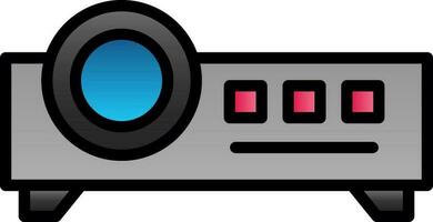 diseño de icono de vector de proyector