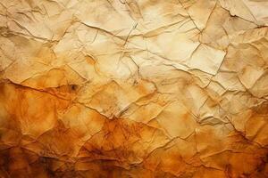 Illustration, texture, crackling parchment. AI generative photo