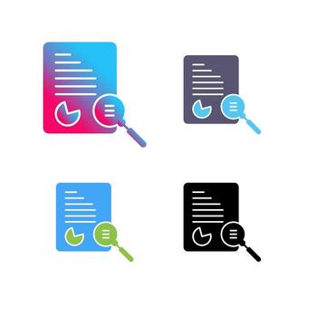Unique Case Study Vector Icon