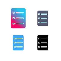 Unique Menu Vector Icon