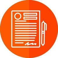 Contract Vector Icon Design