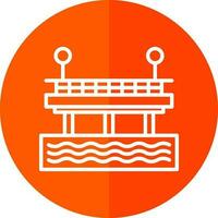 Pier Vector Icon Design