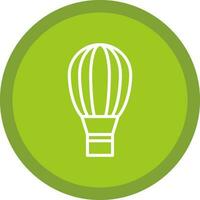 Hot air balloon Vector Icon Design