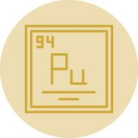 Plutonium Vector Icon Design