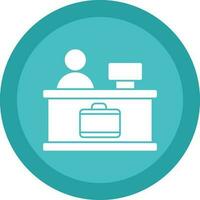 Check-in Vector Icon Design