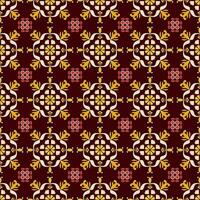 Garden Nature Seamless Pattern Floral Background Damask Art photo