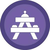 Picnic table Vector Icon Design