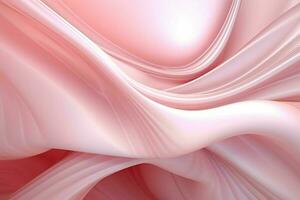 A pink abstract background with a white light. AI generative photo