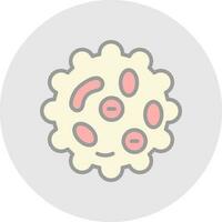 White blood cell Vector Icon Design