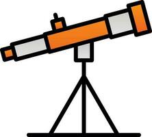 Telescope Vector Icon Design