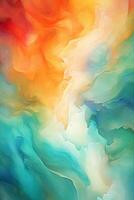 Beautiful color abstract design, soothing sensation. photo