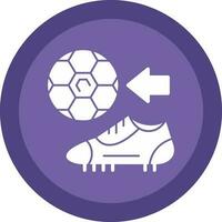 diseño de icono de vector de botas de fútbol