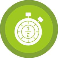 Half time Vector Icon Design