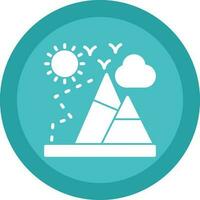 Mountaineering Vector Icon Design