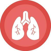 diseño de icono de vector de pulmones