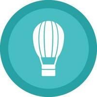 Hot air balloon Vector Icon Design