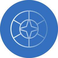 Frisbee Vector Icon Design