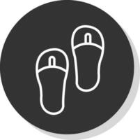 Flip flops Vector Icon Design