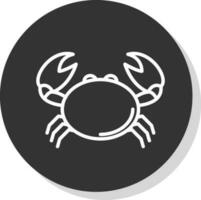 Crab Vector Icon Design