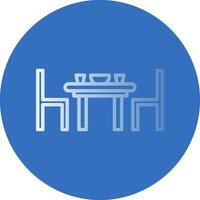 Dining table Vector Icon Design