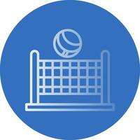 Beach volleyball Vector Icon Design