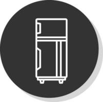 Fridge Vector Icon Design