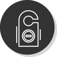 Do not disturb Vector Icon Design