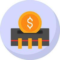 Coin machine Vector Icon Design