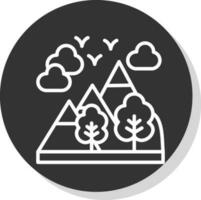 Alps Vector Icon Design