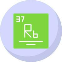 Rubidium Vector Icon Design