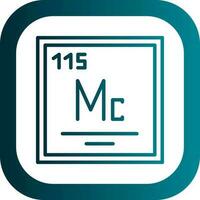 Moscovium Vector Icon Design